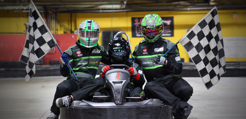 Racers-with-flags