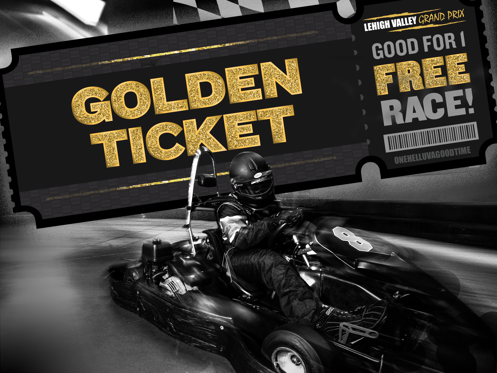 Golden Ticket = Free Race!